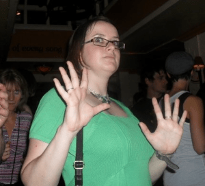 Stop! Don't talk to me! (I don't know what you are saying)