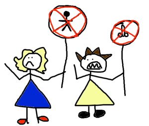 Men hating (art by B Potts)